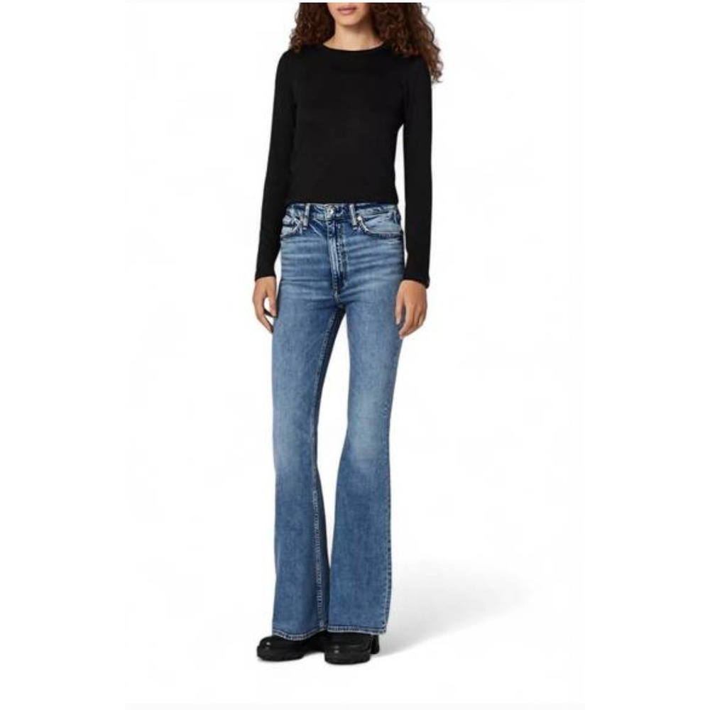 Rag & Bone Casey High Rise Flare Jeans Norwalk Wash Size 27 Denim NWT $255